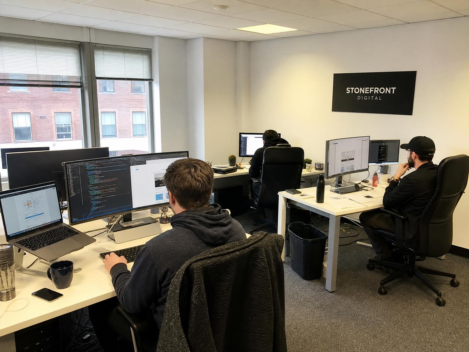 Stonefront Digital team at work